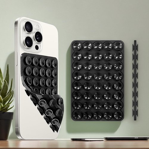 4 Pack Double Sided Suction Cup Phone Holder, Sticky Grippy Ventosas para Celular