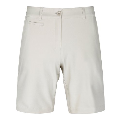 Bakery Women's Golf Shorts with Pockets 9" Quick Dry Stretch Bermuda Long Shorts for Women Summer Hiking Casual Work Size 10 Beige