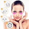 CustomyLife 5 Pairs Under Eye Patches Silicone, Colorful Reusable Eye Mask for Dark Circles Puffiness Wrinkles Fine Lines Self Skin Care Stuff Beauty Products Weekend Gifts for Women Teen Girls