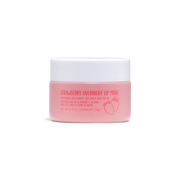 W7 Super Sweet Dreams Strawberry Lip Mask - Vitamin E, Aloe Vera and Grape Seed Oil - For Hydrated, Full Looking & Irresistible Lips - 0.67 Fl Oz