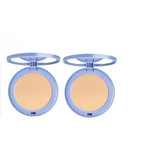 Oil Control Facial Powder (02 Natural Beige), Natural Beige Powder, Long-lasting, Waterproof, Oil Control Matte Powder (2PCS)