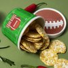 FVEOCR 50 Pieces Football Snack Bowls Football Serving Bowl Game Day Football Bowls Party Supplies Disposable Serving Bowls Football Paper Bucket for Football Theme Dinners Sports Event Party Dinners