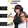 TradeSmart All-in-One Shooting Ear Protection - Comfort+ NRR 28 Earmuffs, Glasses & Earplugs + Carry Case