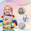 Unicorn Diamond Art Painting Notebook Craft Kits for Girls Ages 6-8-9-10, Girls Birthday Gifts Presents for 5 7 11 12 Year Old, Gem Sticker Painting Arts Crafts Toys for 5-10 Ages Kids Gifts