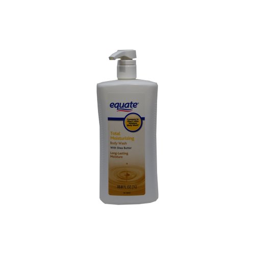 Equate Total Moisturizing Body Wash with Shea Butter, 33.8 fl oz