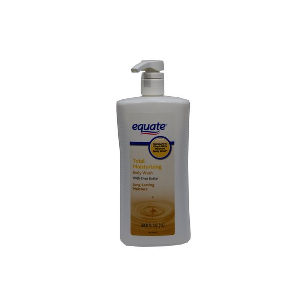 Equate Total Moisturizing Body Wash with Shea Butter, 33.8 fl oz