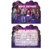 taimowei 20 Pcs monster girl high birthday Party Invitation Cards girl high birthday Party Invitation Cards for monster girl birthday Party Supplies