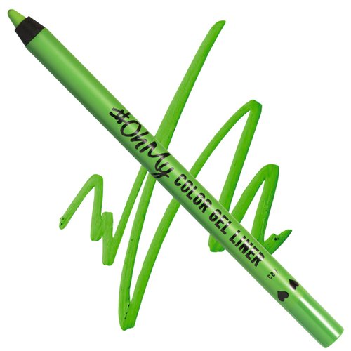 Lamel OhMy Color Gel Eyeliner Pencil - Long Lasting, Waterproof Eyeliner - Vibrant Colored Eyeliner, Highly-Pigmented - Green eyeliner, 403 (Fresh Mint)