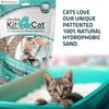 KIT4CAT 2lb Hydrophobic Cat Litter for Urine Collection, Hydrophobic Sand Urine Collection Litter Kit I Collect cat Urine Sample for Test (3 x 11oz Bags)