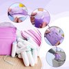 Sanitary Disposal Bags Pack of 100,Sanitary Pad Disposal Bags 7x12inches Purple Opaque Feminine Hygiene Disposal Bags with Storage Bag Sanitary Trash Bags for Tampons,Sanitary Liners