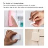 EONMIR 4 Pack Windproof Stop Protect Clips, Shower Splash Guard Curtain Clip, Self Adhesive Shower Curtain Clips Splash (White)