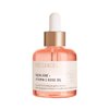 Biossance Squalane + Vitamin C Rose Oil, Advanced Facial Oil - Brightening, Firming, and Hydrating Serum for All Skin Types - Chios Crystal Oil, Damascus Rose Extract & Squalane for Radiance - 1oz
