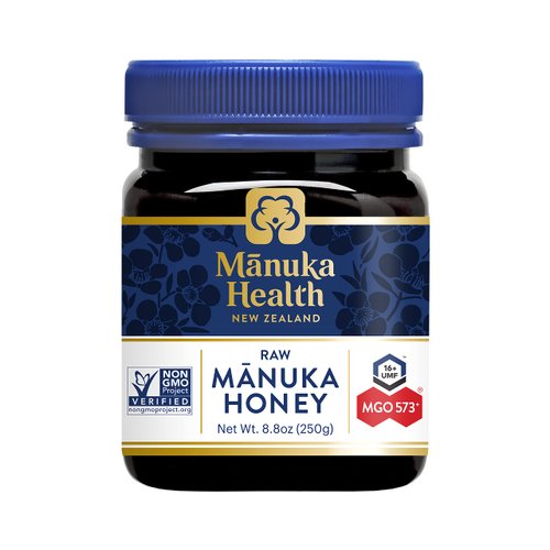 Manuka Health UMF 16+/MGO 573+ Manuka Honey (250g/8.8oz), Superfood, Authentic Raw Honey from New Zealand