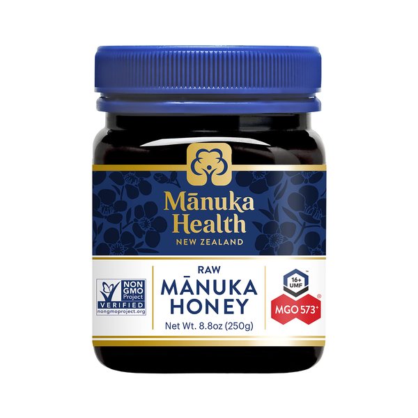 Manuka Health UMF 16+/MGO 573+ Manuka Honey (250g/8.8oz), Superfood, Authentic Raw Honey from New Zealand