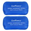 LotFancy Gel Ice Packs, 2pc Reusable Hot Cold Pack for Therapy, Heating Cooling Gel Pad, Pain Relief for Face, Head, TMJ, Wisdom Teeth, Oral Facial Surgery, Sport Injuries, Migraine, Muscle Joint