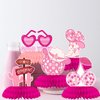 Western Cowgirl Party Decorations, Cowgirl Honeycomb Centerpieces for Disco Bachelorette Party Birthday Party Decorations, Let's Go Girls Cowgirl Bachelorette Party Supplies