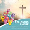 Religious Stamper Assortment - Bulk set of 50 - Sunday School Supplies, Party Favors and Easter Fillers