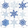 180 Pcs Snowflake Temporary Tattoos Winter Snowflake Sticker Tattoo Glitter Temporary Tattoo Cute Apparel Accessories for Body Face Kids Women Party Favors