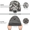Silk Bonnet Adjustable Satin Bonnet for Curly Hair Night Cap Hair Cover Sleep Bonnet for Men Satin Lined Sleep Cap for Black Women Satin Hair Bonnets for Sleeping Hat for Women Beanie Silk Head wrap