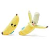 Barkbox 2 in 1 Interactive Plush Dog Toy - Rip and Reveal Toy for Dogs and Puppies - Stimulating Squeaky Pet Toys | Bananas (Small)