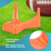 Eastgoing 6 Pcs Football Style Kicking Tee,Football Display Stand Compatible for All Ball Sizes,Football Kickoff Stand for Kickoff Practice Equipment