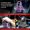 Rakizbe Car Shift Knob Hoodie, Funny Gear Shift Knob Cover, Mini Hoodie for Car Shifter, Automotive Interior Novelty Accessories Decorations, Universal Fit Knob Cover Gift