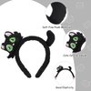Black Cat Ears Headband, Cat Party Decorations, Animals Ears Headband, Cat Ear Hair Accessories for Halloween Costume Party