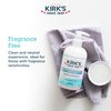 Kirk's Odor-Neutralizing Unscented Natural Hand Soap Castile Liquid Soap Pump Bottle | Moisturizing & Hydrating Kitchen Hand Wash | 12 Fl Oz. Bottle