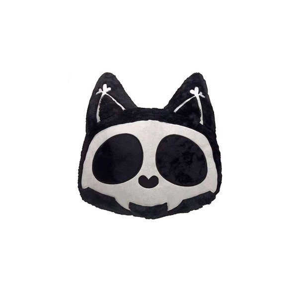 VampireFreaks Skelekitty Throw Pillow