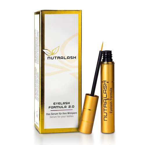 Nutralash Eyelash Formula 2.0 - Eyelash Serum for Longer Eyelashes in Just 6-8 Weeks I Lash Serum I Eyelash Growth Serum I Made in Germany I 1ml
