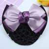 4Pieces Hair Clips with Snood Hair Barrette with bowknot Hair Bun Cover Accessories for Women