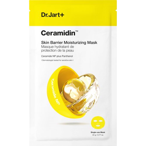 Dr.Jart+ Ceramidin™ Skin Barrier Moisturizing Face Mask | Sheet Mask | Korean Skin Care, 1 Pack