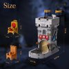 JMYZBD Dice Tower Dice Tray Set Building Blocks Sets Toys, DND Dice Building Kits, Model Collection Decor, Gifts Idea for Adult Fans (481 Pcs)