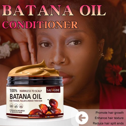 2 Bottles Raw Batana Oil for Hair Growth Pure Organic Batana Hair Oil Revitalized Hair Strength Prevent Hair Loss, Moisturize Scalp, Restore Dry Damanged Hair