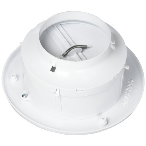 Imperial 4 in. W x 4 in. L White Plastic Exhaust Vent - Case Of: 1