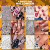 IDDFEVE 30 Sheets All Holiday Nail Art Stickers, Variety Pack Seasonal Nail Decals for All Year, Self-Adhesive Pegatinas Uñas St. Patrick's Independence Day Halloween Fall Christmas Heart Design