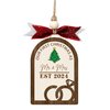 Christmas Ornaments 2024, Wedding Gifts for Couples 2024, Mr and Mrs Gifts, Unique Wedding Gifts for Couples 2024, Wood First Christmas Married Ornament 2024, Mr and Mrs Christmas Ornament (L17)