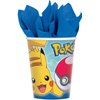 Pokemon Disposable Paper Cups - 9 oz. - Vibrant and Fun Drinkware for Celebrations, Birthdays & Events, Pack of 8