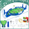 OJYUDD Mini Tabletop Foosball Game Set,Desktop Foosball Soccer Games,Table Top Foosball Sport Board Game for Kids,Indoor Game Room,Family Party