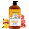 Tropical Body Lotion - Shea Butter, Argan, Avocado Oil & Vitamin E - Natural, Plant based, Non-Greasy, Vegan, Cruelty-Free, Nourishing Moisturizer, Hydrate Dry Flaky Skin, Women, Men, Kids-16 Fl Oz