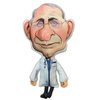 Dr. Fauci Dog Chew Toy for All Breeds | Anthony Fauci Chew Toy with Squeaker | Republican Novelty Gag Gift | Durable Triple Stitched Polyester, 12" Tall