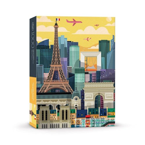 Genuine Fred Paris by The Little Friends of Printmaking, 1000-piece Puzzle, 14x32 inches,Assorted,5289253