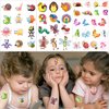 Konsait 180pcs Glitter Tattoos for Kids,Glitter Flash Temporary Tattoos Flower Fairy/Princess/Butterfly/Animal Fake Tattoo Sticker for Girls Children Birthday Party Favor Gift Bag Filler Rewards