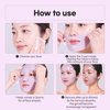 LUVUM Slow Aging Phyto Collagen Gel Mask 4+1 Pack - Collagen Hydrogel Mask - Hydrating Overnight Mask - Anti-Aging Formulat - Dark Spot & Tone Correction - Korean Skin Care