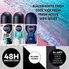 Nivea Cool Kick Fresh, Black&White Fresh Men, Fresh Active Roll On Deodorant, Antiperspirant Deodorant, 48 Hours, 1.7 OZ, Pack of 3
