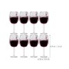 LUOZZY 48 PCS Miniature Wine Glasses Dollhouse 1:12 Miniature Wine Goblet Cups Model Tiny Wine Champagne Drink Cups Dollhouse Accessories