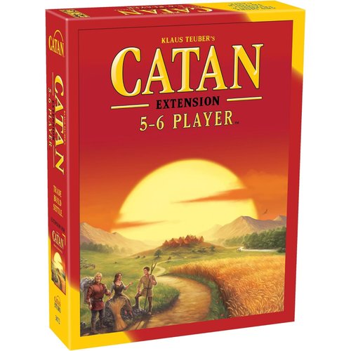 CATAN Board Game 5-6 Player Extension - Expand Your CATAN Game for More Players, Strategy Game for Kids and Adults, Ages 10+, 3-6 Players, 60-90 Minute Playtime, Made by CATAN Studio