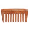 SVATV Handcrafted wood Comb for Detangling Hair Comb For Thick, Curly And Wavy Hair, Non-Static and Eco-friendly Made in India N-1