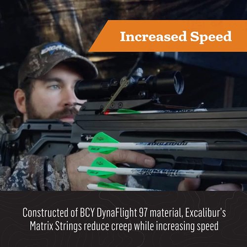 Excalibur Matrix Archery Hunting Versatile Durable Replacement Crossbow String, Blood Red