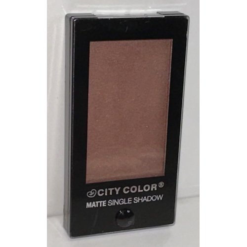 CITY COLOR Matte Single Eye Shadow CORK 0.08 oz ~ Rich, Warm Brown for a Natural Matte Finish